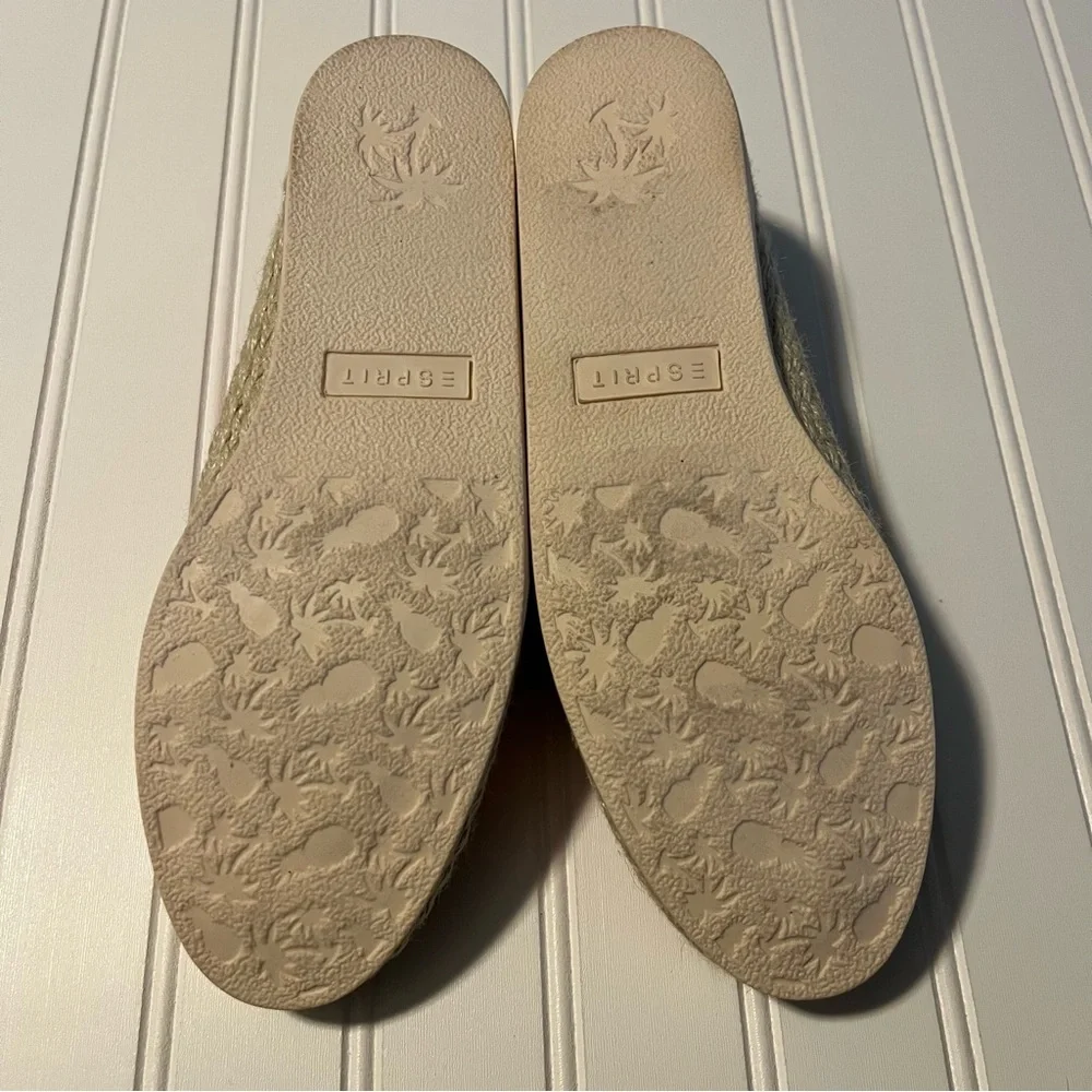 Esprit Erika Rainbow Tie Dye Espadrille Slip-On Shoes Size 9 Concert Festival